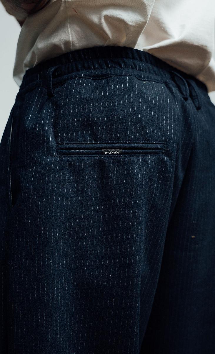 Wooden Big Osaka - Blu Gessato