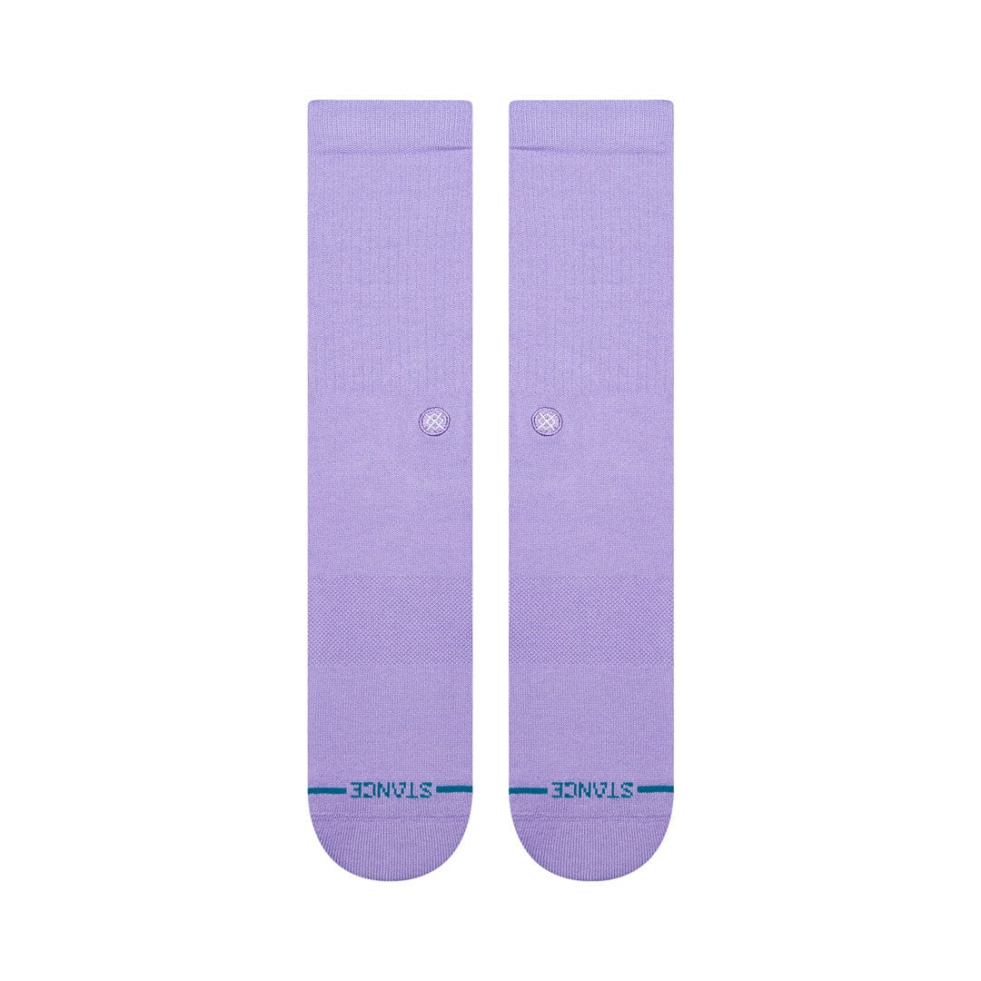STANCE ICON CREW SOCK NEONPURPLE