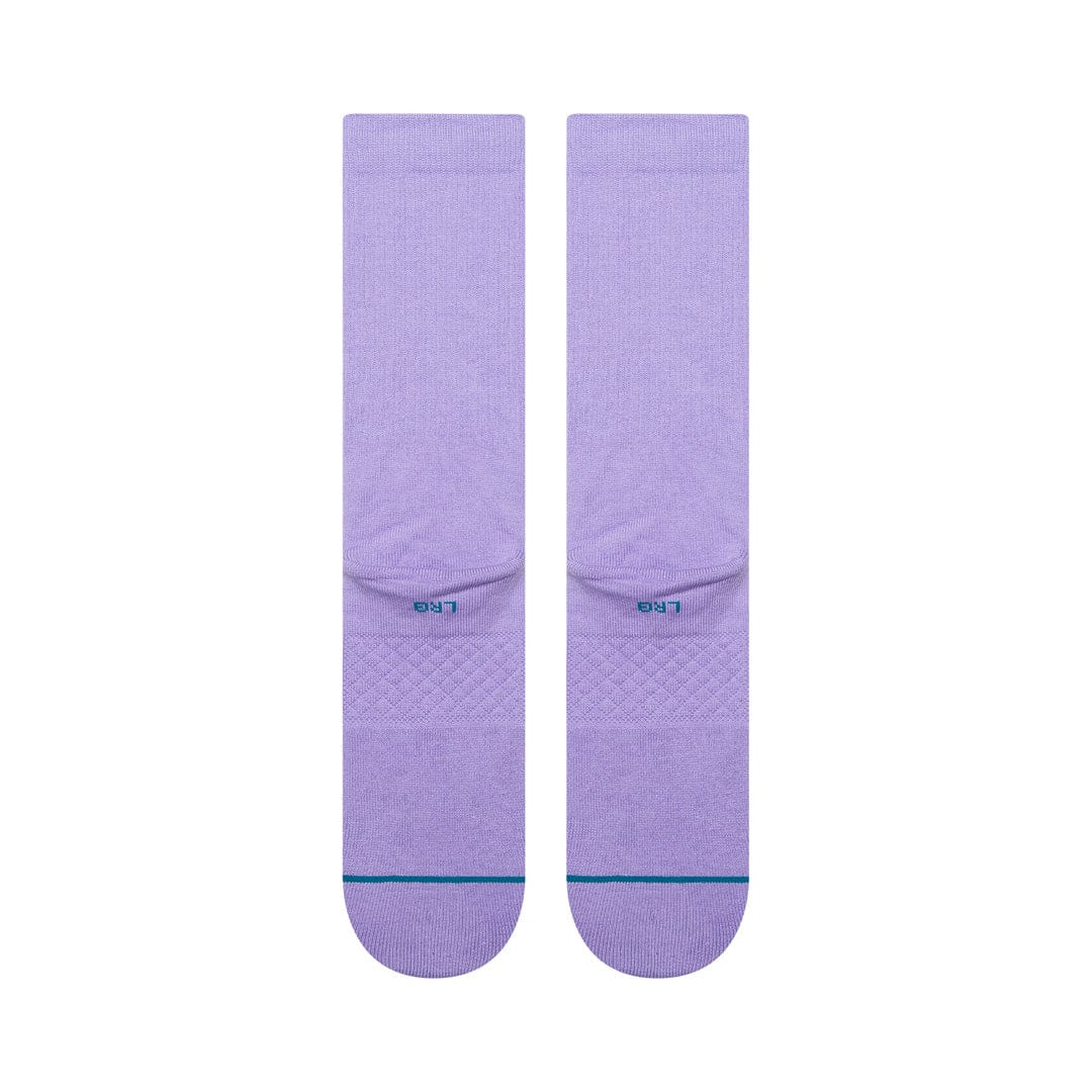 STANCE ICON CREW SOCK NEONPURPLE