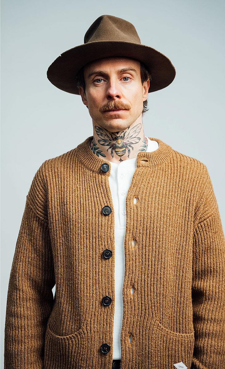 Wooden Cortina Buttons - Cammello
