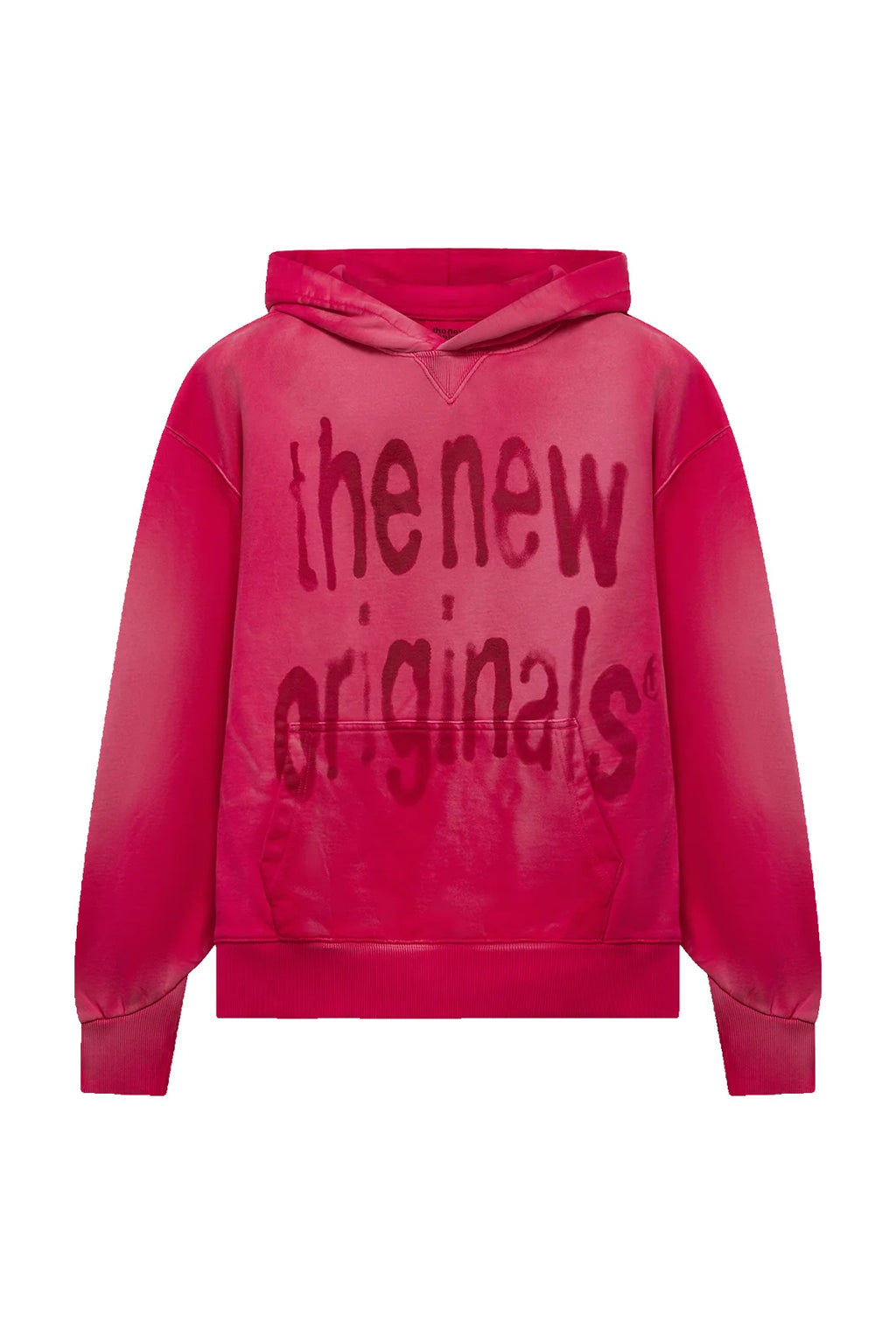 The new originals Airbrushed Big Logo Hoodie | Beetroot Purple