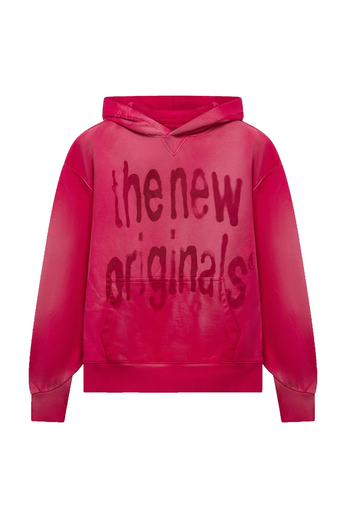 The new originals Airbrushed Big Logo Hoodie | Beetroot Purple