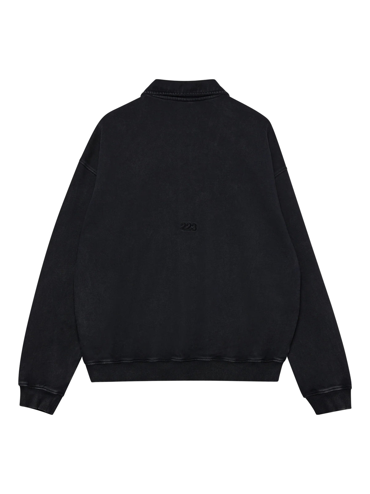 HALO BOXY POLO SWEAT BLACK