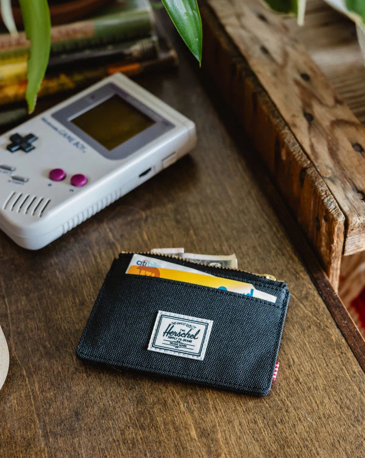 HERSCHEL OSCAR CARDHOLDER BLACK