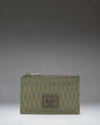 HERSCHEL OSCAR CARDHOLDER IVY GREEN DIAMOND