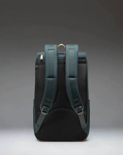 HERSCHEL LITTLE AMERICA BSCKPACK PATCHES GREEN GABL
