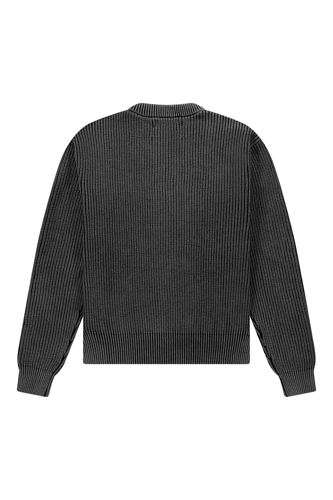 The new originals fisherman rib knit crewneck black