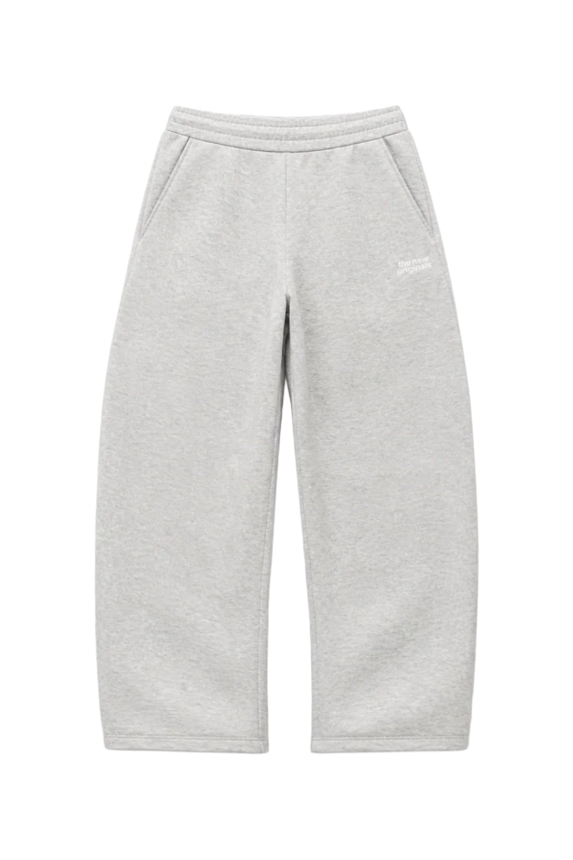The new originals Emblem Curved Jogger | Light Grey melange