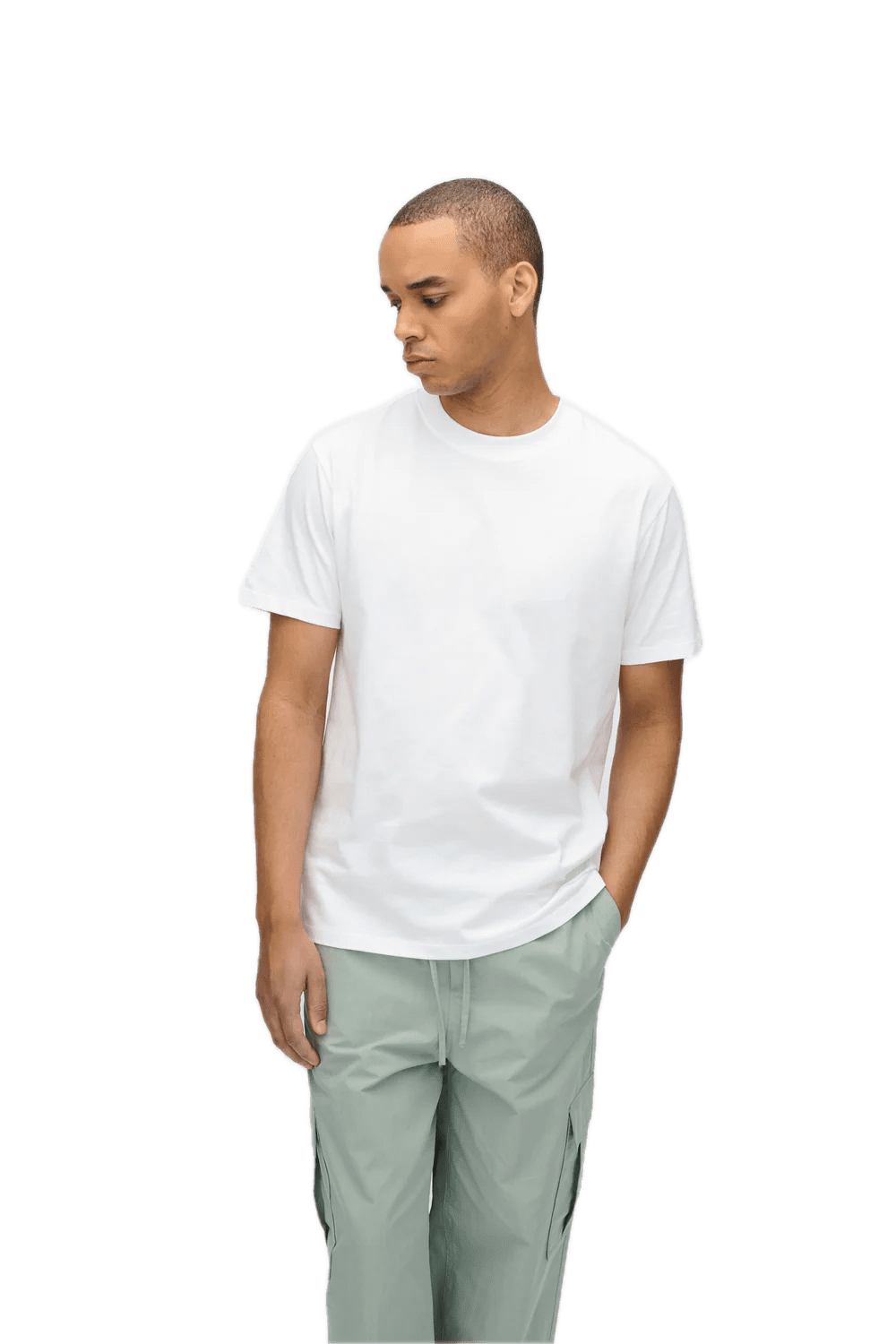 AARHUS SHORT SLEEVED T-SHIRT G029 GOTS WHITE - immagine 3