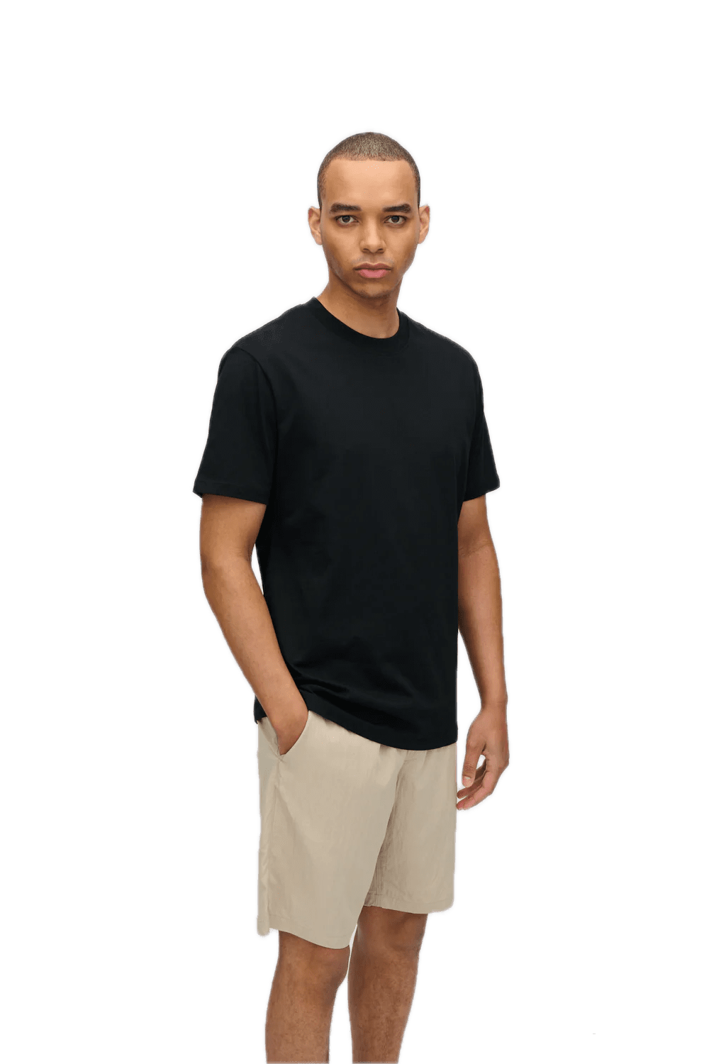 AARHUS SHORT SLEEVED T-SHIRT G029 GOTS BLACK - immagine 3