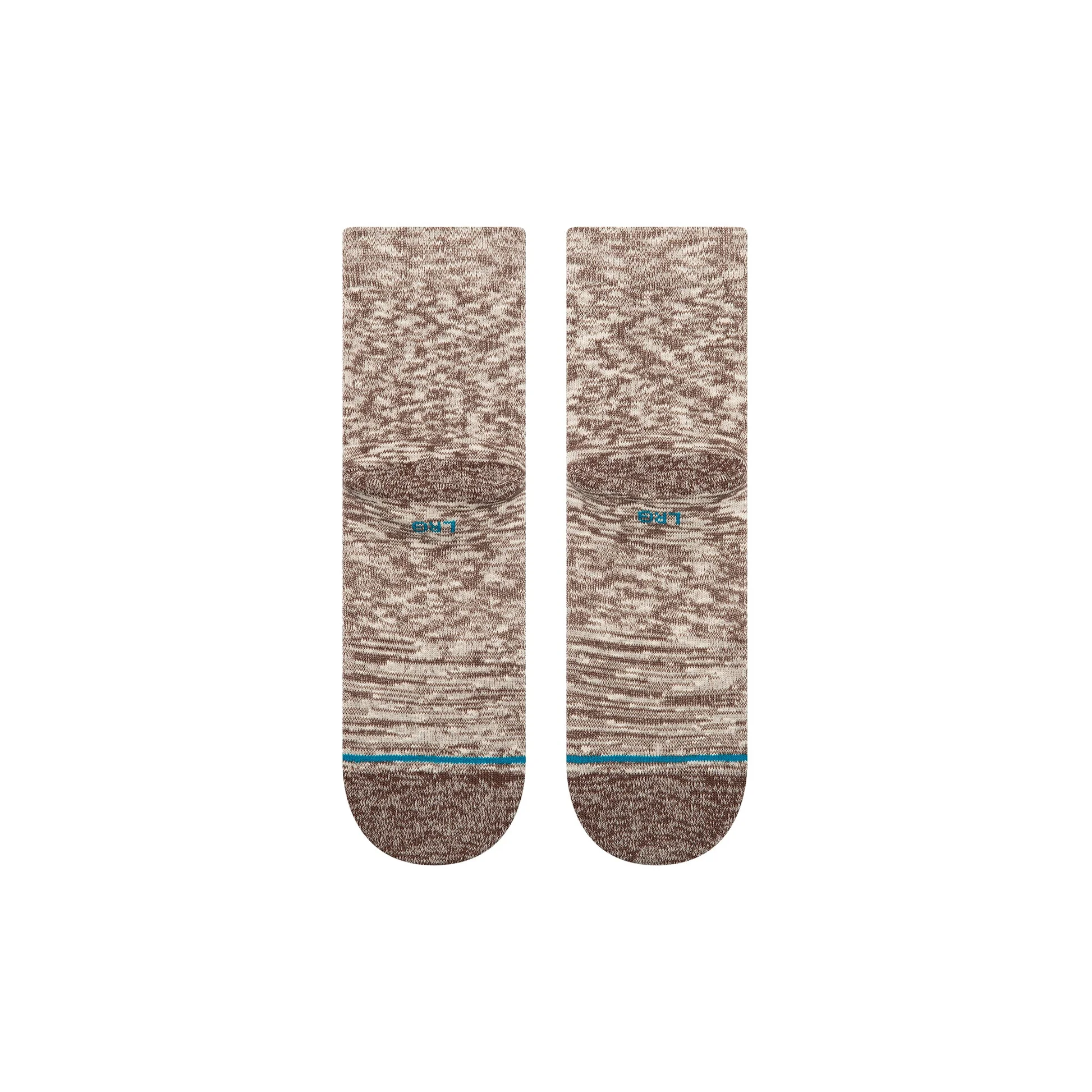 SLUB QUARTER SOCK BROWN - immagine 2