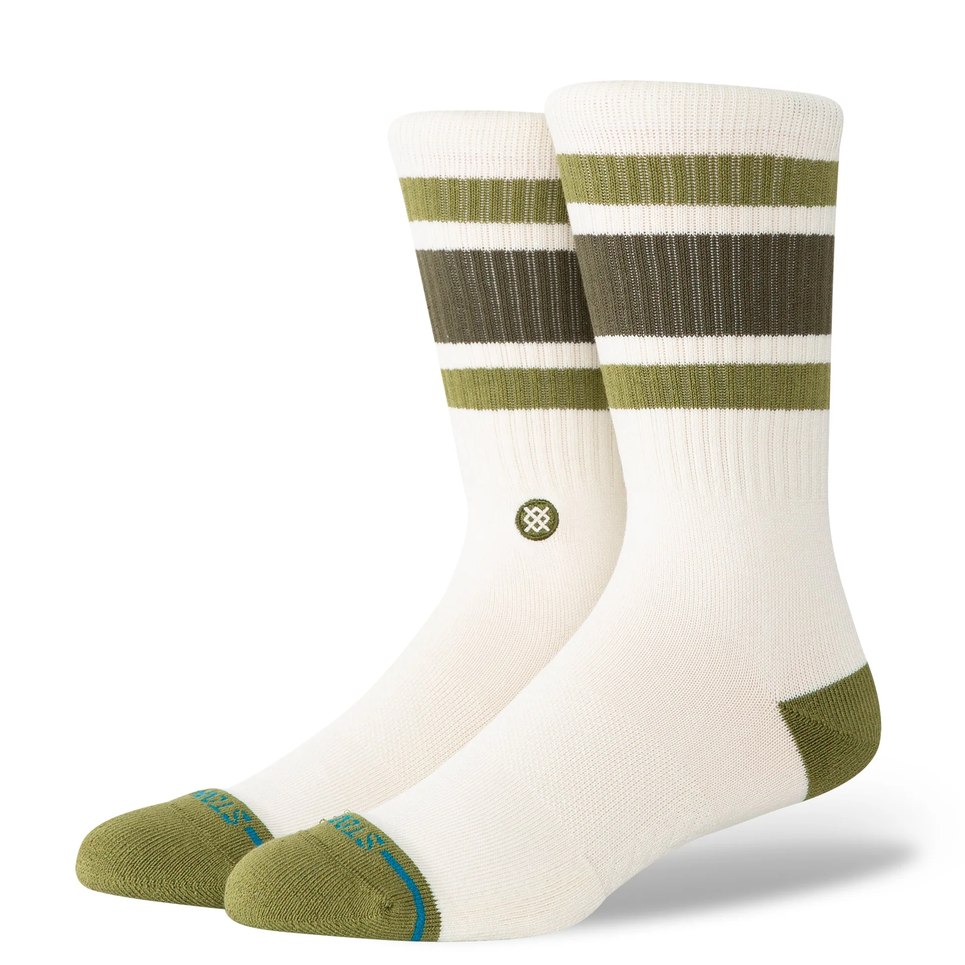 BOYD CREW SOCK MILITARY GREEN